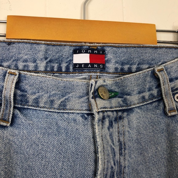 Vintage Tommy Hilfiger Light Wash Jeans Sz 34 - Picture 4 of 11